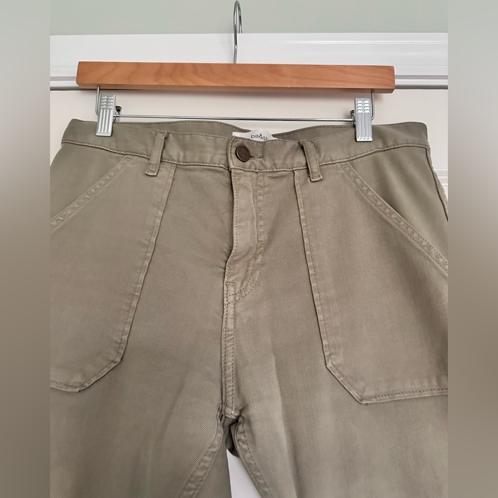 ba&sh Jeans Size 6 Khaki Denim Wash - Picture 6 of 14